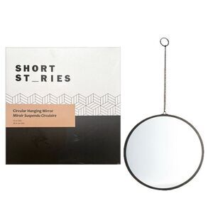 Short Stories Circular Hanging Mirror